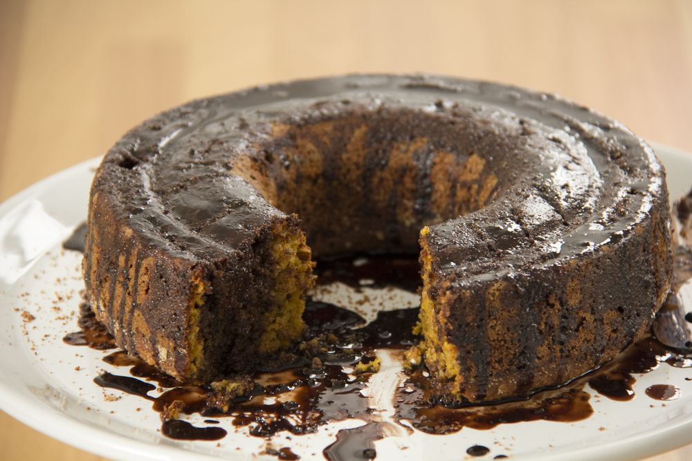 Bolo de cenoura diet