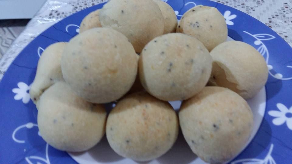 Pão de queijo de batata doce