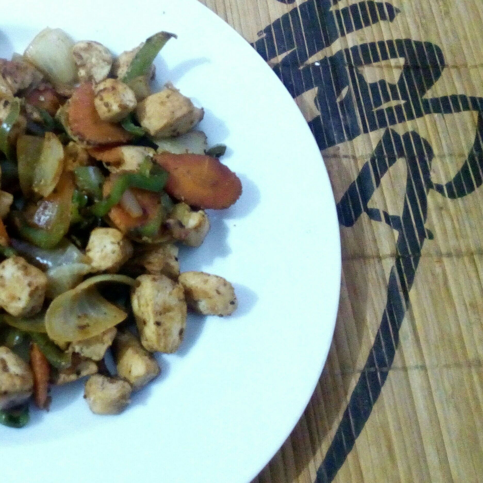 Quase frango xadrez (Dukan)