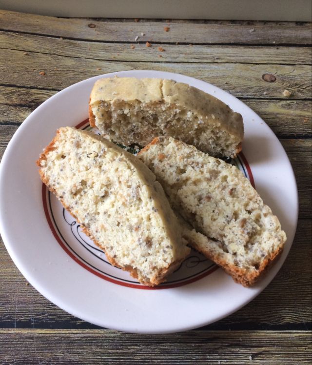 Pão sen glúten com semente de girassol chia e linhaça