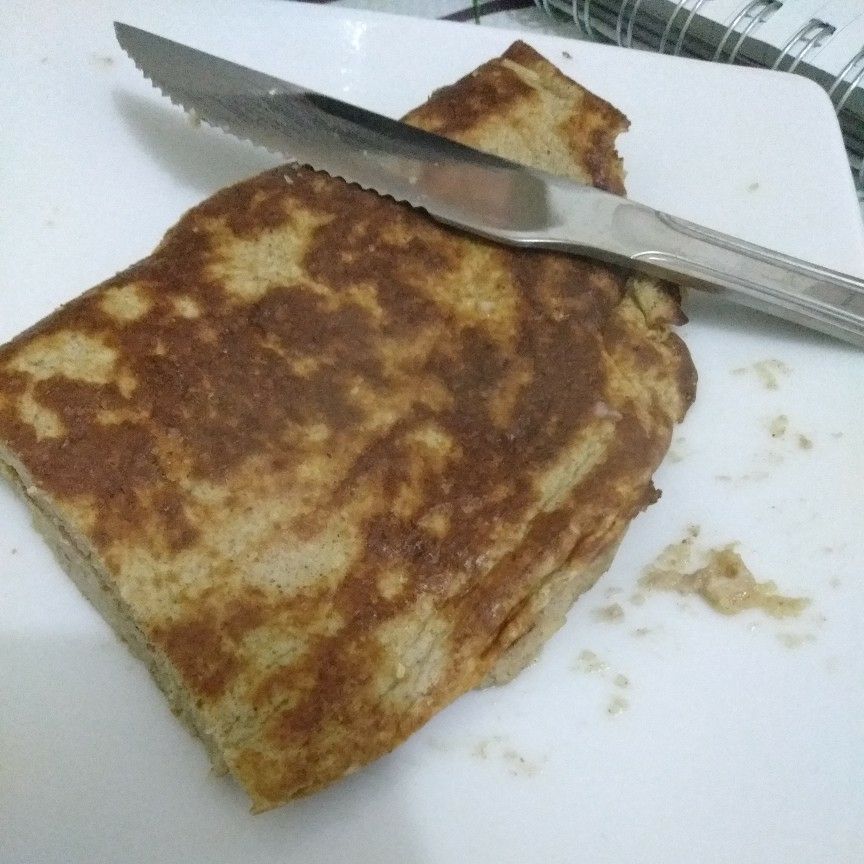 Panqueca de banana e aveia