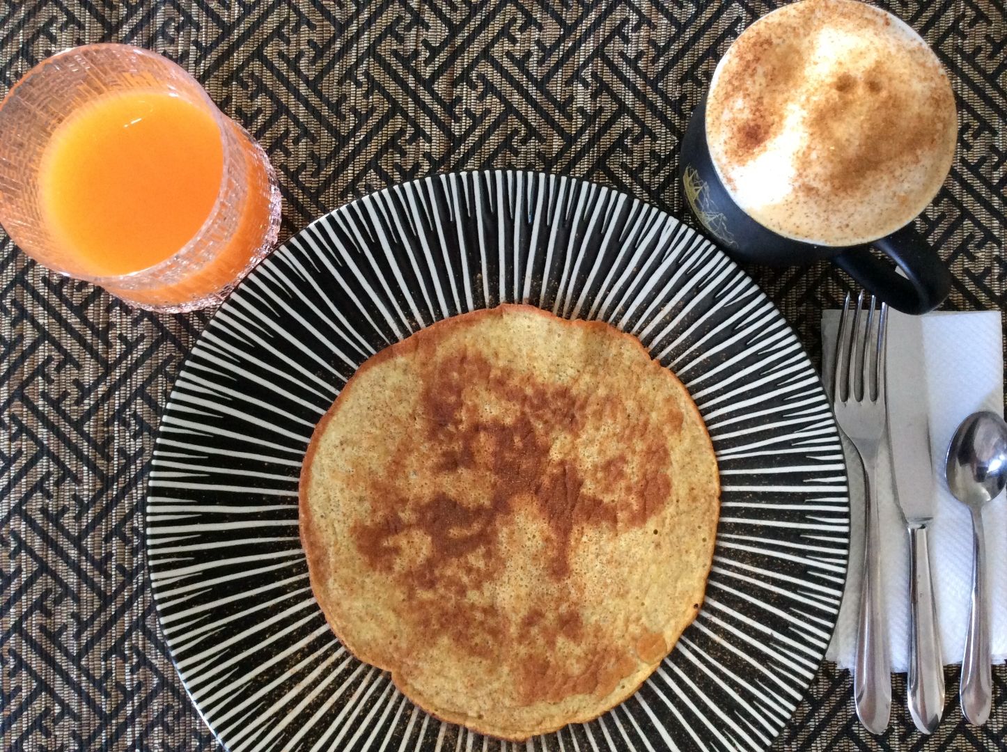 Panqueca de Tapioca de Banana