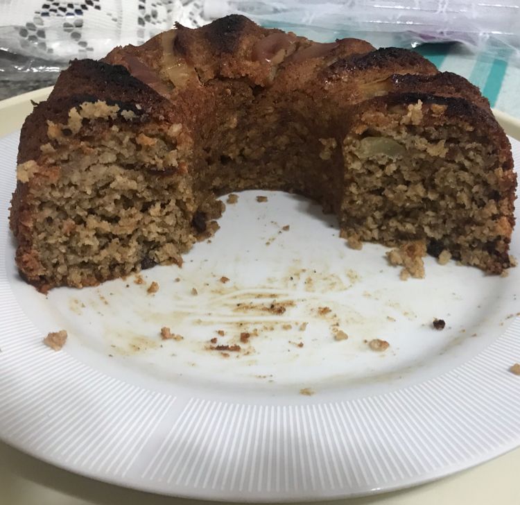 Bolo fit de aveia