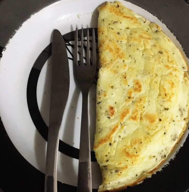 Pão de queijo de frigideira