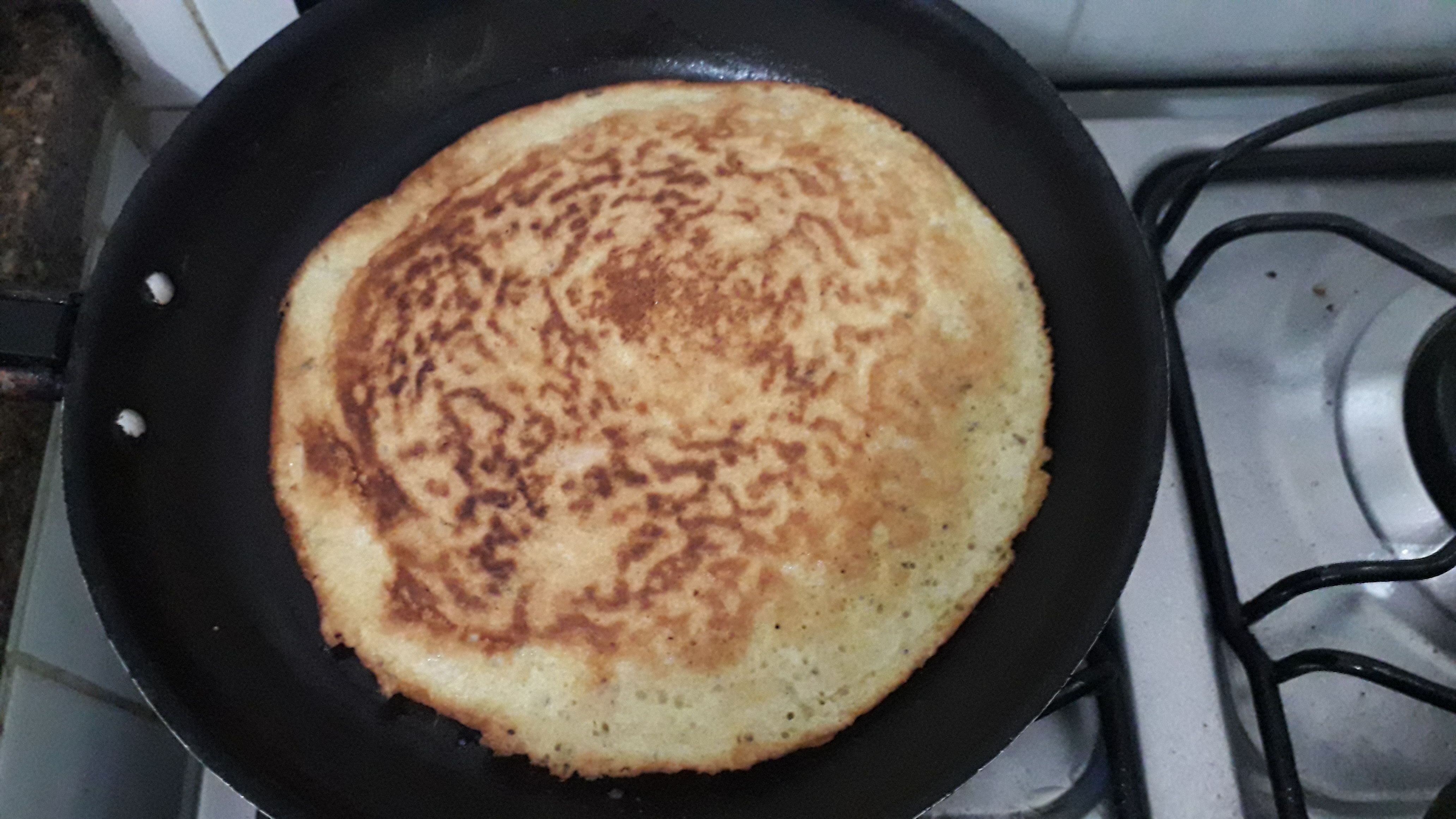 Pão de frigideira lowcarb