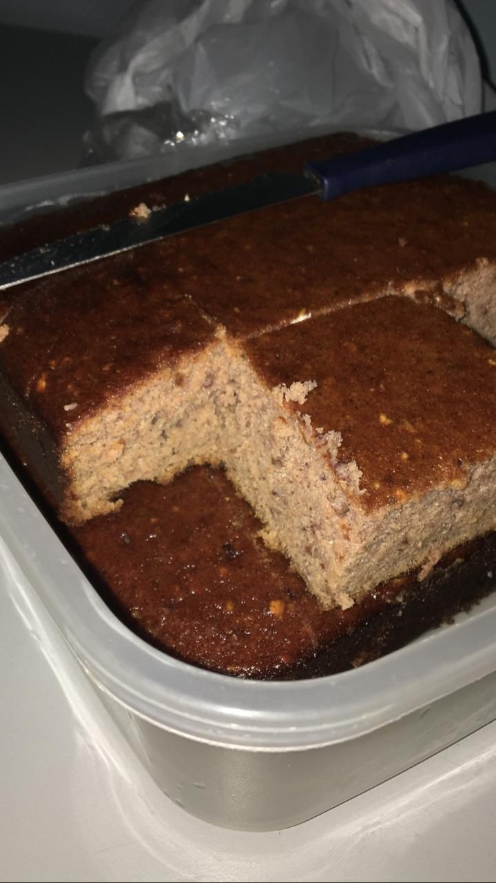 Bolo de banana e whey (anabólico)