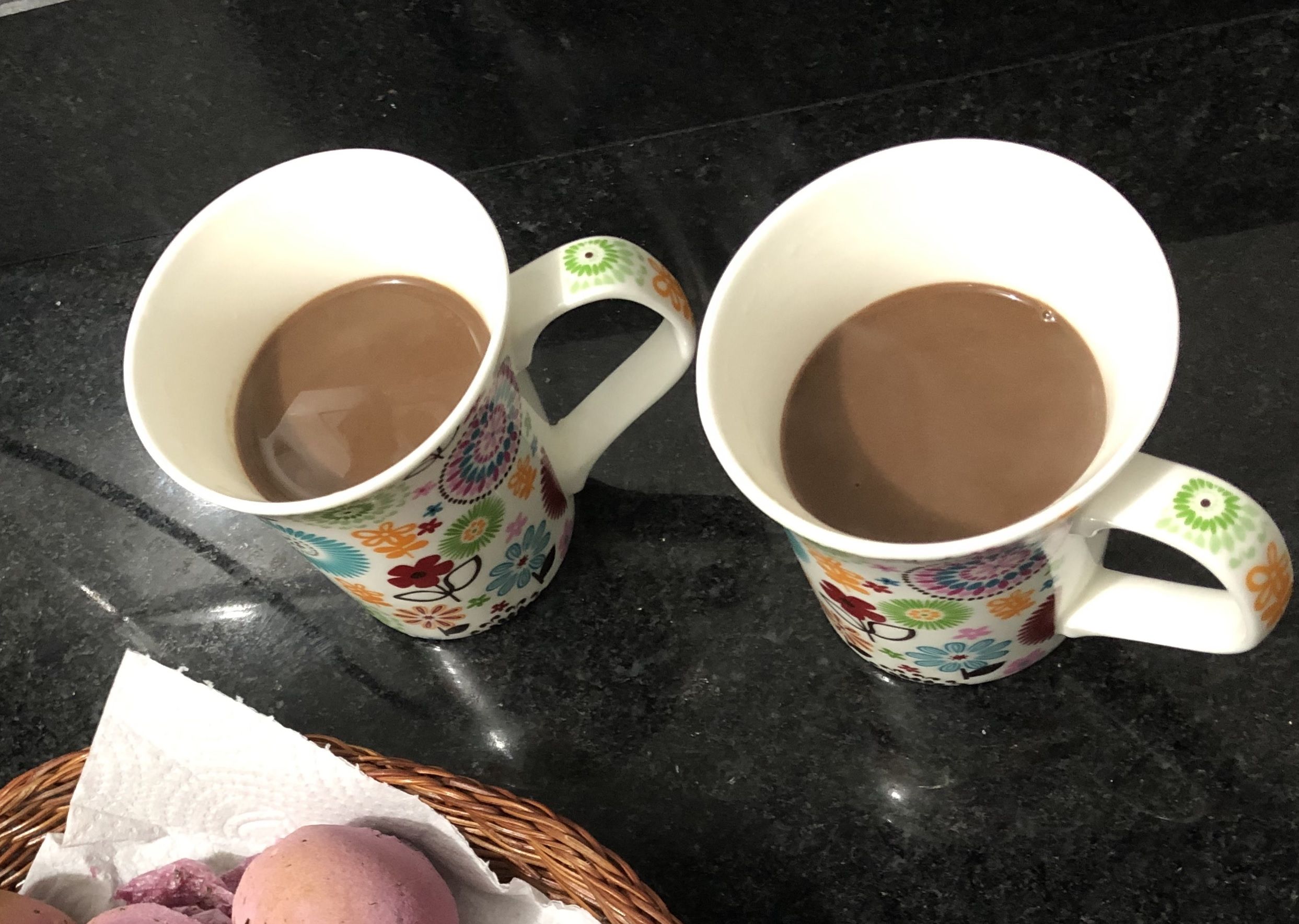 Chocolate quente vegano